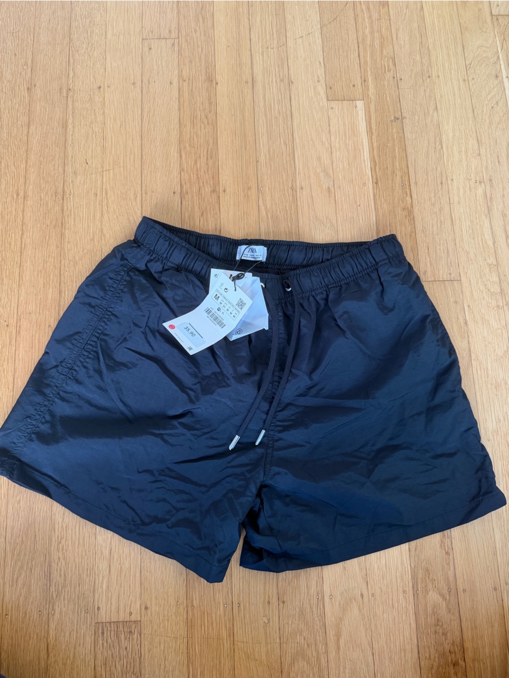 Zara Black Men's Swim Trunks